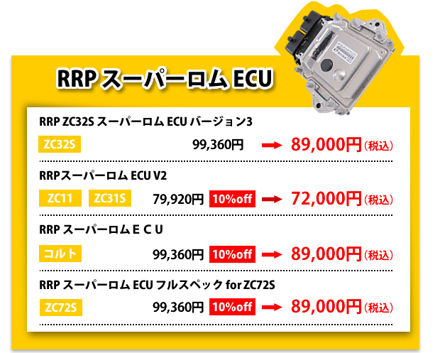 RRP スーパーロムECU