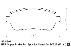 RRP Super Brake Pad