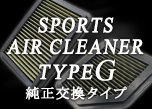 SPORTS AIR CLEANER TYPE G