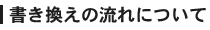 書き換えの流れについて